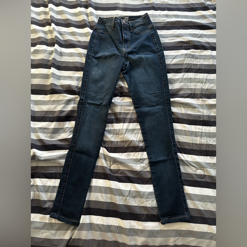Fashion Nova Midnight Blue Skinny Jeans
